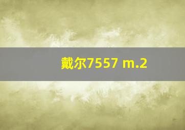 戴尔7557 m.2